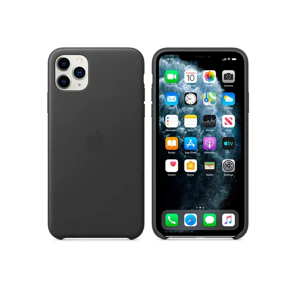 Шкіряний чохол Apple Leather Case Black (MWYE2) для iPhone 11 Pro у Хмельницькому