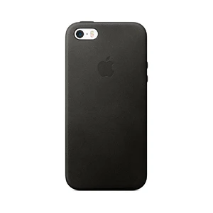 Шкіряний чохол Apple Leather Case Black (MMHH2) для iPhone SE | 5S | 5