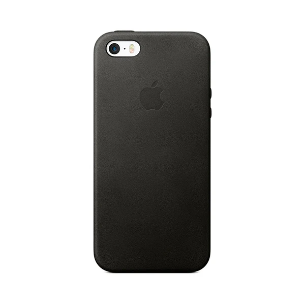 Шкіряний чохол Apple Leather Case Black (MMHH2) для iPhone SE | 5S | 5 в Запоріжжі