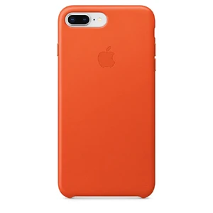 Шкіряний чохол Apple Leather Case Bright Orange (MRGD2) для iPhone 8 Plus | 7 Plus MRGD2 - Фото 1
