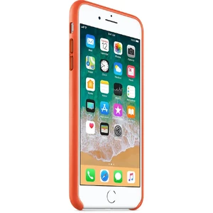 Шкіряний чохол Apple Leather Case Bright Orange (MRGD2) для iPhone 8 Plus | 7 Plus - Фото 6