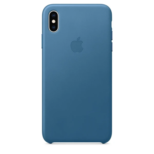 Кожаный чехол Apple Leather Case Cape Cod Blue (MTEW2) для iPhone XS Max в Николаеве
