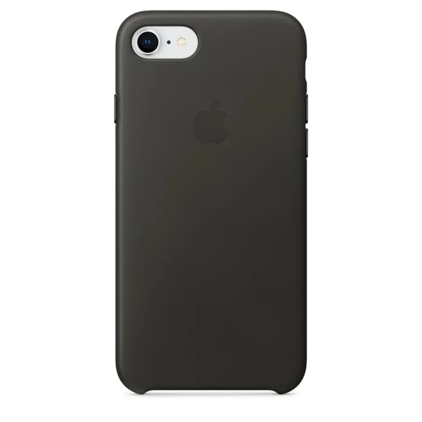 Шкіряний чохол Apple Leather Case Charcoal Gray (MQHC2) для iPhone SE 3 | SE 2 | 8 | 7 в Запоріжжі