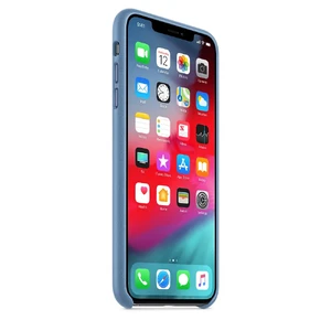 Кожаный чехол Apple Leather Case Cornflower (MVFX2) для iPhone XS Max - Фото 5