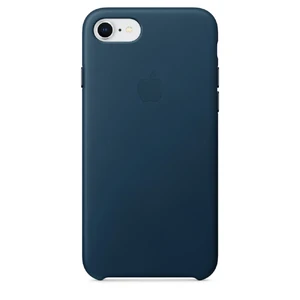 Кожаный чехол Apple Leather Case Cosmos Blue (MQHF2) для iPhone SE 3 | SE 2 | 8 | 7 MQHF2 - Фото 1