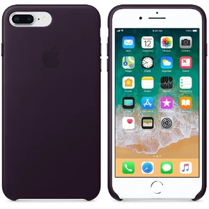 Шкіряний чохол Apple Leather Case Dark Aubergine (MQHQ2) для iPhone 8 Plus | 7 Plus - Фото 3