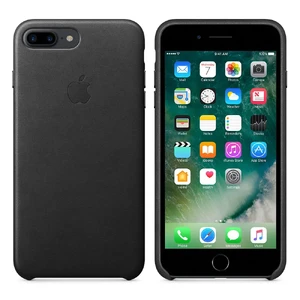 Кожаный чехол Apple Leather Case Black (MMYJ2) для iPhone 7 Plus | 8 Plus - Фото 3