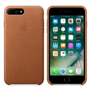 Шкіряний чохол Apple Leather Case Saddle Brown (MMYF2) для iPhone 7 Plus | 8 Plus - Фото 2