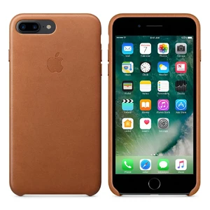 Шкіряний чохол Apple Leather Case Saddle Brown (MMYF2) для iPhone 7 Plus | 8 Plus - Фото 3