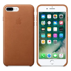 Шкіряний чохол Apple Leather Case Saddle Brown (MMYF2) для iPhone 7 Plus | 8 Plus - Фото 4