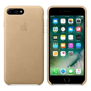 Кожаный чехол Apple Leather Case Tan (MMYL2) для iPhone 7 Plus | 8 Plus