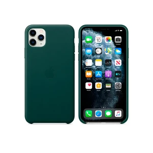 Шкіряний чохол Apple Leather Case Forest Green (MWYC2) для iPhone 11 Pro