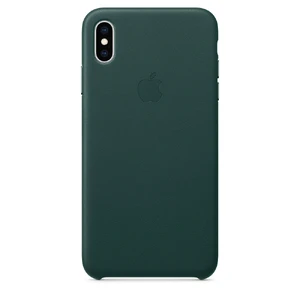 Кожаный чехол Apple Leather Case Forest Green (MTEV2) для iPhone XS Max MTEV2 - Фото 1