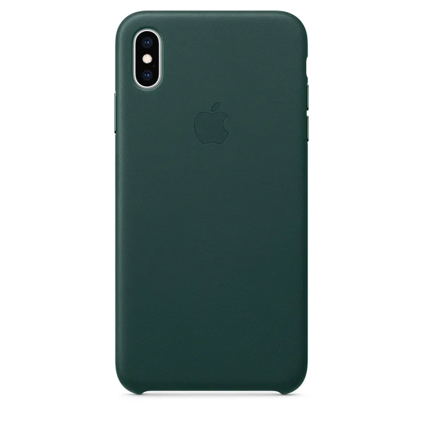 Шкіряний чохол Apple Leather Case Forest Green (MTEV2) для iPhone XS Max