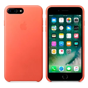Кожаный чехол Apple Leather Case Geranium (MQ5H2) для iPhone 7 Plus | 8 Plus - Фото 2
