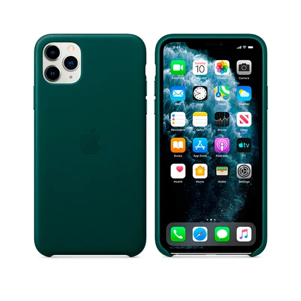 Шкіряний чохол Apple Leather Case Forest Green для iPhone 11 Pro Max (MX0C2) в Сумах