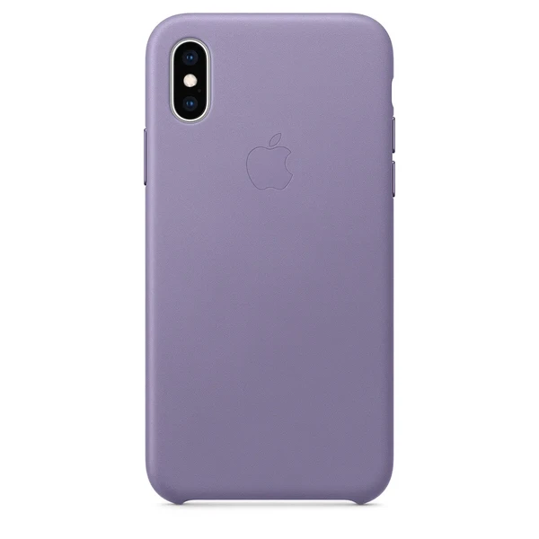 Шкіряний чохол Apple Leather Case Lilac (MVFR2) для iPhone XS у Миколаєві