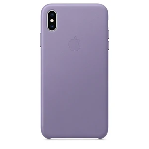 Кожаный чехол Apple Leather Case Lilac (MVH02) для iPhone XS Max MVH02 - Фото 1