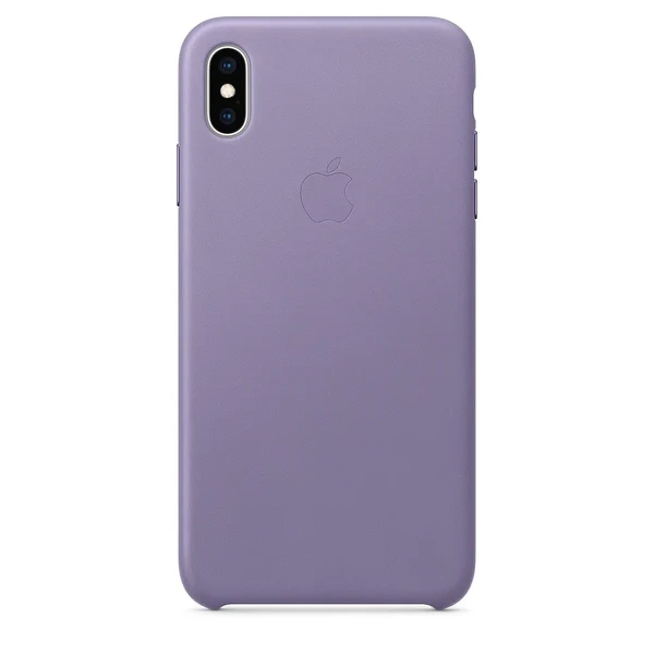 Кожаный чехол Apple Leather Case Lilac (MVH02) для iPhone XS Max в Николаеве