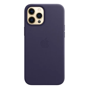 Шкіряний чохол Apple Leather Case with MagSafe Deep Violet (MJYT3) для iPhone 12 Pro Max - Фото 2