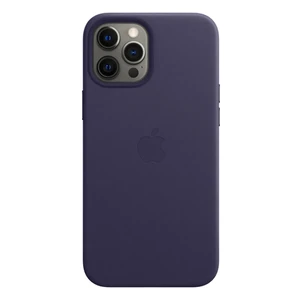 Шкіряний чохол Apple Leather Case with MagSafe Deep Violet (MJYT3) для iPhone 12 Pro Max - Фото 3