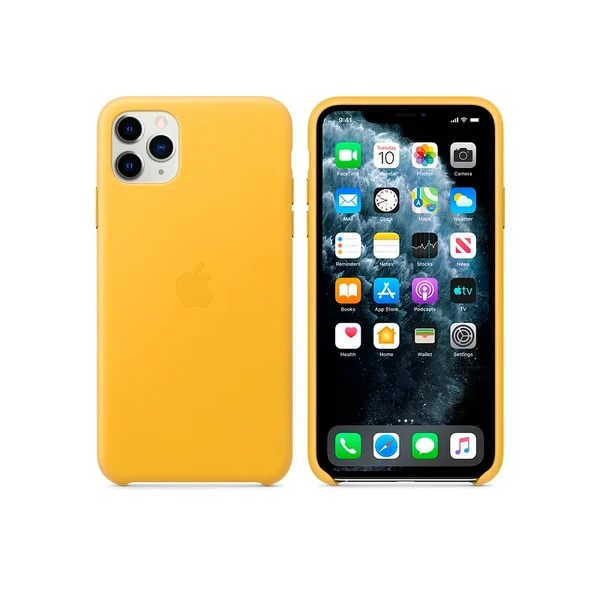 Шкіряний чохол Apple Leather Case Meyer Lemon (MWYA2) для iPhone 11 Pro у Вінниці