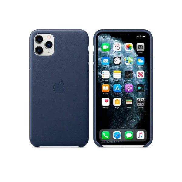Шкіряний чохол Apple Leather Case Midnight Blue (MWYG2) для iPhone 11 Pro у Вінниці