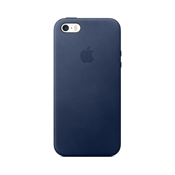 Шкіряний чохол Apple Leather Case Midnight Blue (MMHG2) для iPhone SE | 5S | 5 в Сумах