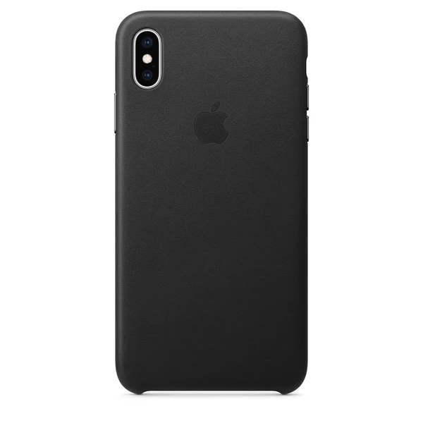 Шкіряний чохол Apple Leather Case Black (MRWT2) для iPhone XS Max