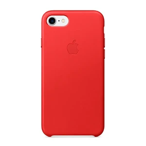 Кожаный чехол Apple Leather Case (PRODUCT) RED (MMY62) для iPhone SE 3 | SE 2 | 8 | 7 MMY62 - Фото 1