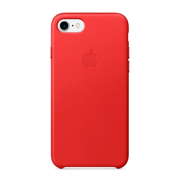 Кожаный чехол Apple Leather Case (PRODUCT) RED (MMY62) для iPhone SE 3 | SE 2 | 8 | 7