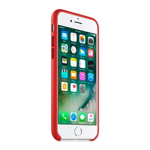 Кожаный чехол Apple Leather Case (PRODUCT) RED (MMY62) для iPhone SE 3 | SE 2 | 8 | 7 - Фото 7