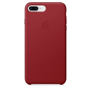 Кожаный чехол Apple Leather Case (PRODUCT) RED (MQHN2) для iPhone 8 Plus | 7 Plus MQHN2 - Фото 1