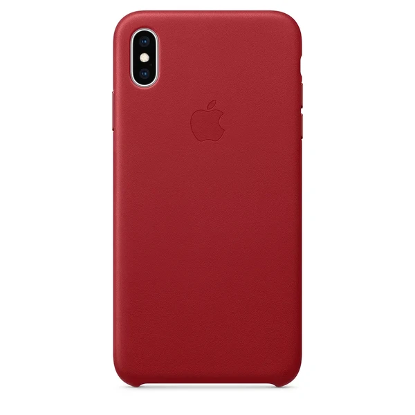 Шкіряний чохол Apple Leather Case (PRODUCT) RED (MRWQ2) для iPhone XS Max