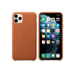 Шкіряний чохол Apple Leather Case Saddle Brown (MWYD2) для iPhone 11 Pro