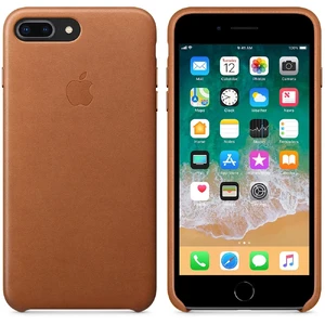 Кожаный чехол Apple Leather Case Saddle Brown (MQHK2) для iPhone 8 Plus | 7 Plus - Фото 4