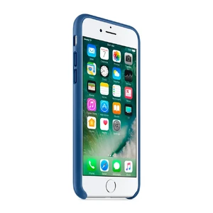 Шкіряний чохол Apple Leather Case Sapphire (MPT92) для iPhone SE 3 | SE 2 | 8 | 7 - Фото 8