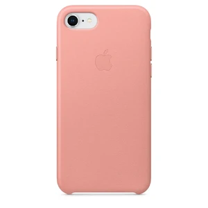 Кожаный чехол Apple Leather Case Soft Pink (MRG62) для iPhone SE 3 | SE 2 | 8 | 7 MRG62 - Фото 1