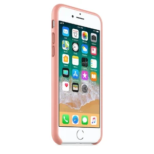 Кожаный чехол Apple Leather Case Soft Pink (MRG62) для iPhone SE 3 | SE 2 | 8 | 7 - Фото 6