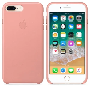Шкіряний чохол Apple Leather Case Soft Pink (MRGA2) для iPhone 8 Plus | 7 Plus - Фото 2