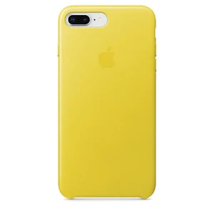 Шкіряний чохол Apple Leather Case Spring Yellow (MRGC2) для iPhone 8 Plus | 7 Plus MRGC2 - Фото 1
