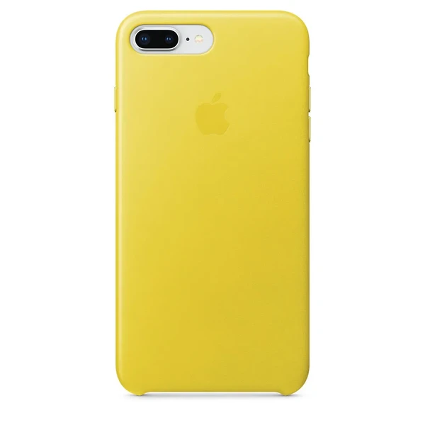 Кожаный чехол Apple Leather Case Spring Yellow (MRGC2) для iPhone 8 Plus | 7 Plus в Луцке