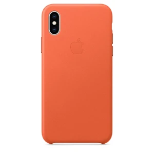 Кожаный чехол Apple Leather Case Sunset (MVFQ2) для iPhone XS MVFQ2 - Фото 1