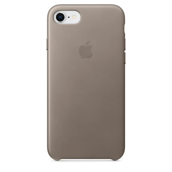 Кожаный чехол Apple Leather Case Taupe (MQH62) для iPhone SE 3 | SE 2 | 8 | 7 в Тернополе