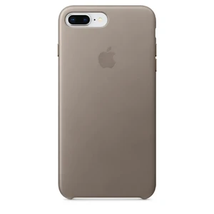 Кожаный чехол Apple Leather Case Taupe (MQHJ2) для iPhone 8 Plus | 7 Plus MQHJ2 - Фото 1