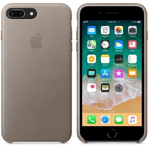 Кожаный чехол Apple Leather Case Taupe (MQHJ2) для iPhone 8 Plus | 7 Plus - Фото 4