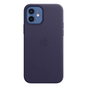 Кожаный чехол Apple Leather Case with MagSafe Deep Violet (MJYR3) для iPhone 12 | 12 Pro - Фото 2