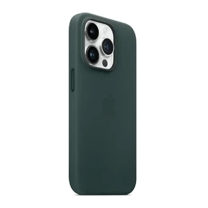Кожаный чехол Apple Leather Case with MagSafe Forest Green для iPhone 14 Pro (MPPH3) - Фото 2