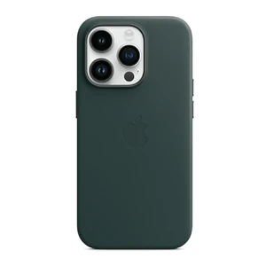 Кожаный чехол Apple Leather Case with MagSafe Forest Green для iPhone 14 Pro (MPPH3) MPPH3 - Фото 1