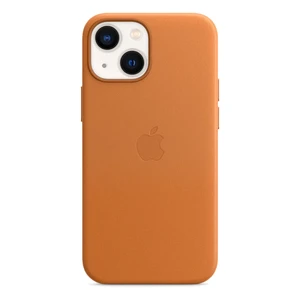 Шкіряний чохол Apple Leather Case with MagSafe Golden Brown (MM0D3) для iPhone 13 mini